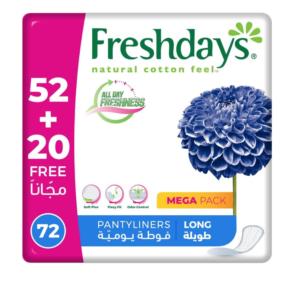 فريش دايز يومى ازرق 72 فوطه يوميه