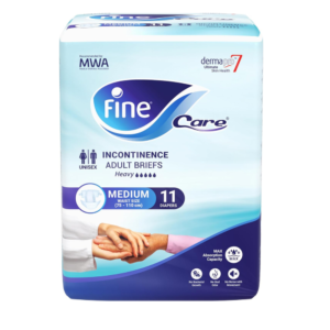 فاين كير حفاضات كبار 11قطعه مقاس M